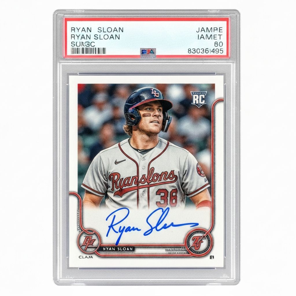 RYAN SLOAN #CPA-RS 2024 BOWMAN DRAFT CHR. PROS. AUTO. SGC 8.5 NM...