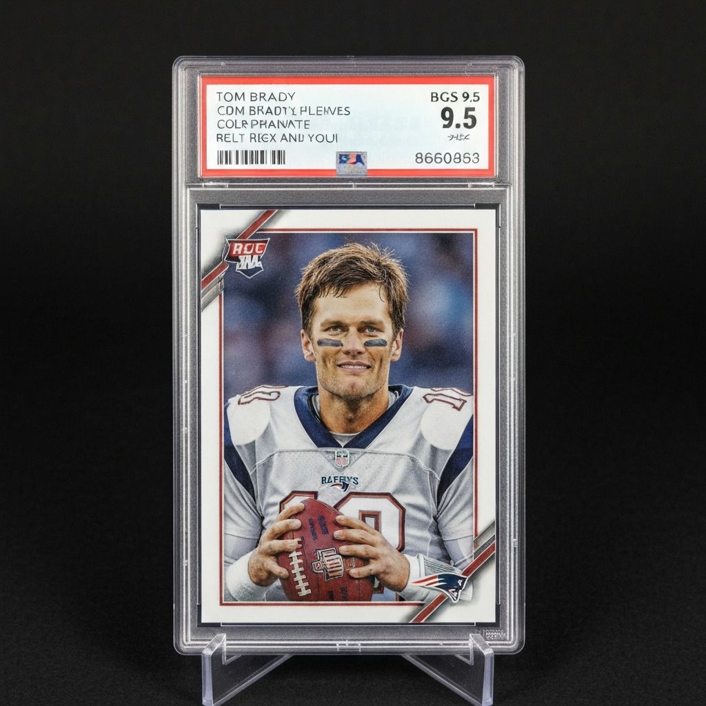 TOM BRADY ROOKIE CARD BGS 9.5